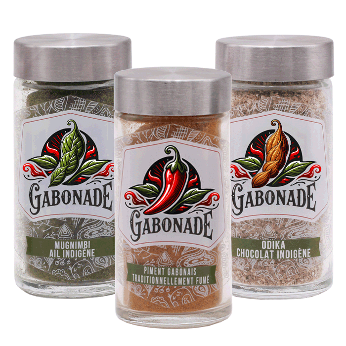 Image du produit Coffret 3 épices Gabonade - Les épices incontournables du Gabon